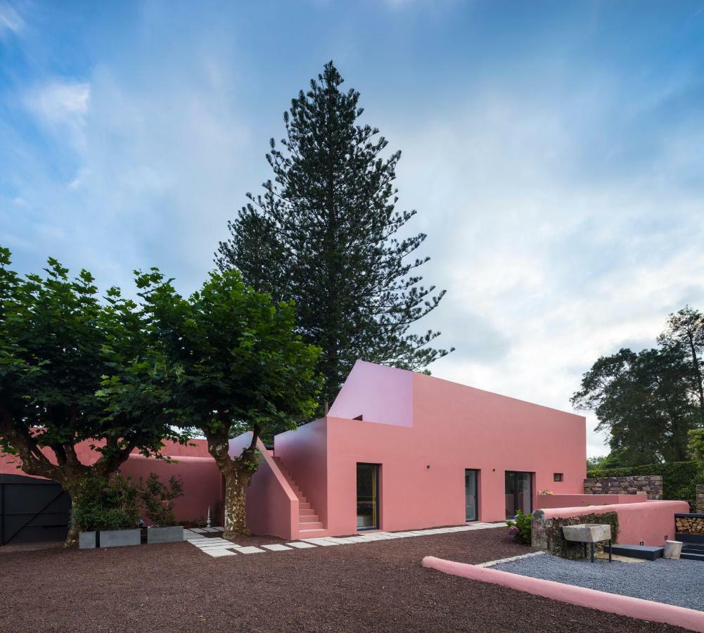 Pink House Azores 蓬塔德尔加达 外观 照片