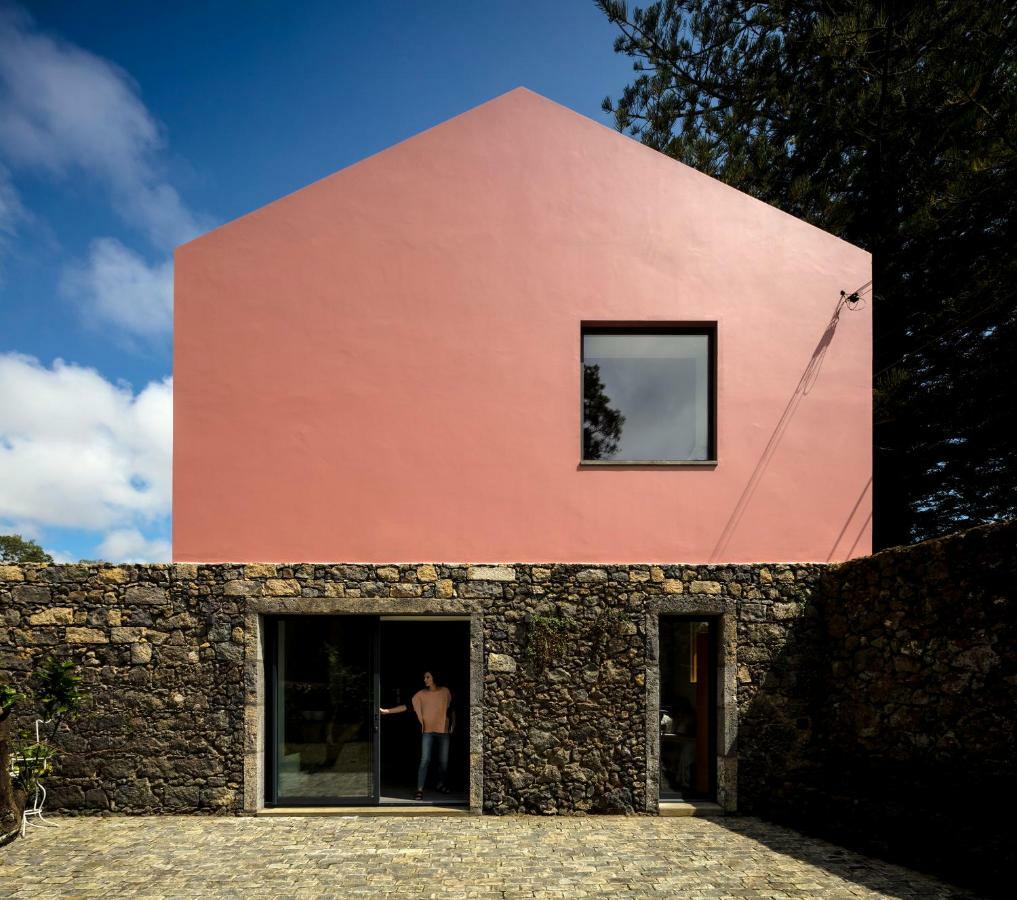 Pink House Azores 蓬塔德尔加达 外观 照片